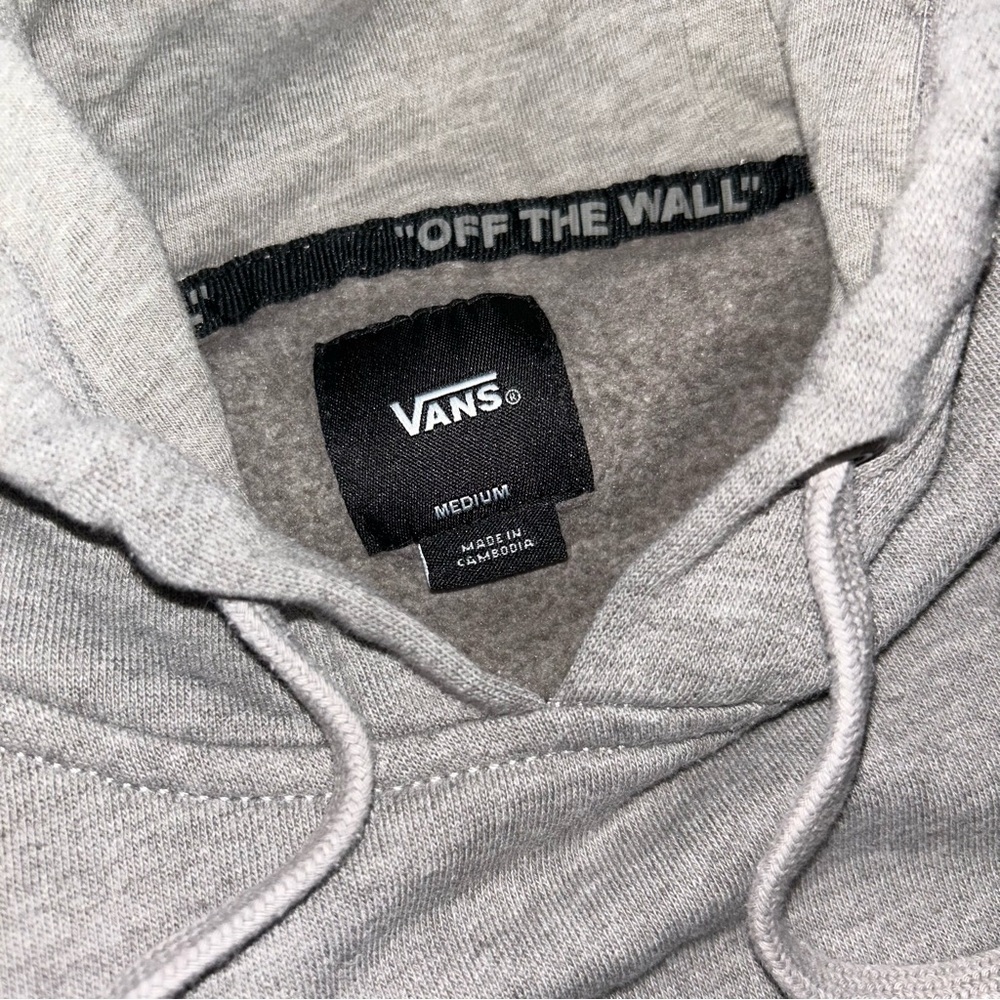MEDIUM Grey Vans Beetle Scarab hoodie - Picture 3 of 4